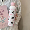 Axyaa Cat Thermal Stainless Steel Tumbler 500ml Insulated Tea Coffee Bottle