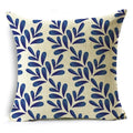 Axyaa Blue & White Porcelain Pattern Pillowcase - Sofa Decor 40cm/45cm/50cm