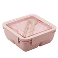 Axyaa Wheat Straw Bento Lunch Box Food Storage Container-Kids & Microwave Friendly