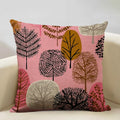 Nordic Style Cotton Tree Of Love Throw Pillow Cover 45x45CM Square Axyaa Brand