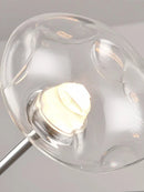 Axyaa Glass Chandelier: Modern Luxury Living Room Lights