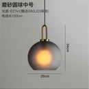 Axyaa Glass Ball Pendant Light: Modern Nordic Home Decor Fixture