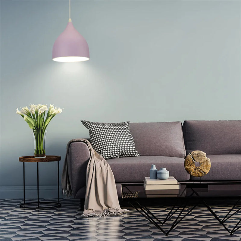 Axyaa Nordic Lustre Pendant Lamp: Modern E27 Hanging Light for Home, Restaurant, Bedroom