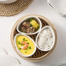 Axyaa Ceramic Stew Pot Steamed Egg Bowl with Cover, Restaurant Tableware
