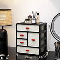 Axyaa Retro Luxury Cosmetic Organizer Makeup Storage Box