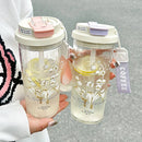 Axyaa Double Drink Water Bottle with Tea Filter 600ML