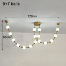 Axyaa Nordic Home Stair Chandelier Pendant Lights Ceiling Light Indoor Lighting