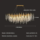 Axyaa Crystal Chandeliers: Luxury Lighting Fixture for Home, Villa, Living & Dining Room