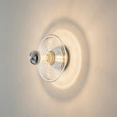 Axyaa Nordic Water Ripple Glass LED Wall Lamp for Living Room Bedroom Study