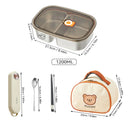 Axyaa Stainless Steel Portable Lunch Box - Heatable & Sealed Bento Container
