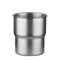 Axyaa Stainless Steel Crimped Mug: Portable Frosted Water Cup