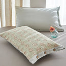 Axyaa Thick Cotton Pillowcase with Button Lock - Double-Sided Cozy Design