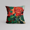 Axyaa Flower Pot Pattern Pillow Cover for Luxury Home Decor