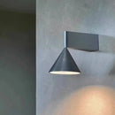 Axyaa Nordic Designer Brushed Metal Small Wall Lamp Cone-shaped Wall Light