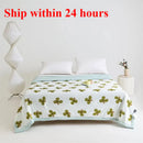 Axyaa Cool Silk Summer Quilt - Machine Washable Thin Printed Quilt
