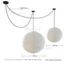 Axyaa Noguchi Isamu Paper Chandelier Lantern Ball Pendant Lights