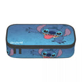 Axyaa Stitch And Angel Love Large Pencil Case for Office, School, Makeup