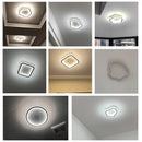 Nordic LED Round Ceiling Lamp 25cm - Axyaa Creative Kitchen Square Light
