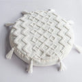 Axyaa Boho Cotton Cushion Cover: Diamond Tufted, 45x45cm Perfect for Home Décor