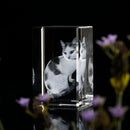Axyaa Crystal Pet Memorial Keepsake - Personalized Sympathy Tribute Gift for Beloved Departed Pet