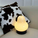 Axyaa French Pear Cream Touch Night Light - Portable Ambient Light for Bedroom & Study
