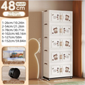 Axyaa Foldable Storage Box, Heavy-Duty with Wheels, Ideal for Snacks/Clothes/Books, Multiple Sizes
