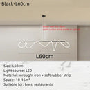 Axyaa Curve Pendant Chandelier for Dining & Living Room, LED Tube Ceiling Lamp