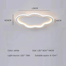 Axyaa Cloud LED Ceiling Light for Children's Room with Ultra-Thin Design