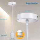 Axyaa Nordic Minimalist E27 Chandelier for Home Decor and Lighting