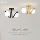 Axyaa Nordic Ball LED Ceiling Light for Home Indoor Decor