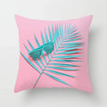 Axyaa Tropical Leaf Print Pillowcase for Living Room Sofa