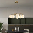 Axyaa Modern Gold Black Glass Chandeliers for Home Restaurant Villas