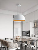 Axyaa Modern Wood Grain Chandelier for Dining Room and Bedroom