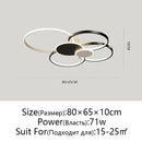 Axyaa Modern LED Chandelier with Remote Control for Home Lighting Decor