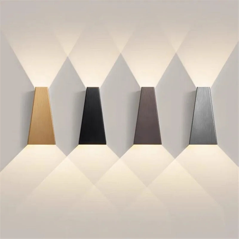 Axyaa 6w LED Indoor Wall Lamp Modern Aluminum Sconce Up/Down Light