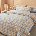 Axyaa Plaid Striped 100% Cotton Comforter Blanket for Warmth & Comfort