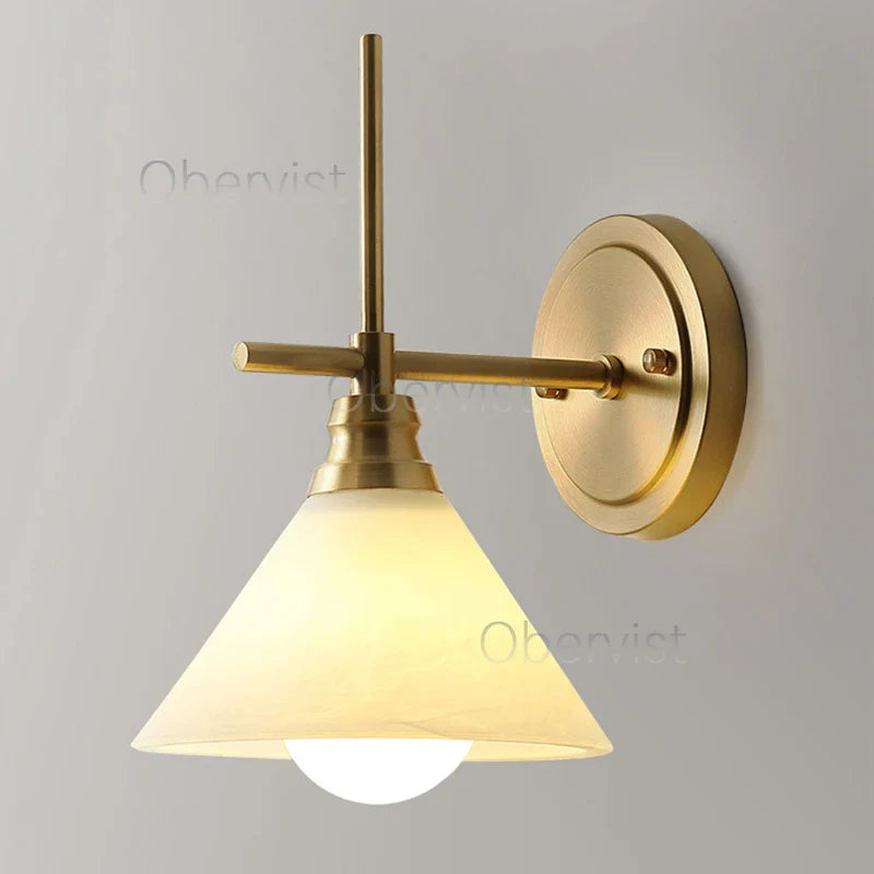 Copper Modern Wall Lamp Sconce Axyaa Home Lighting