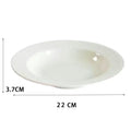 Axyaa Spiral Texture Western Dinner Plate Set — Deep Salad Bowl & Kitchenware
