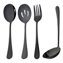 Axyaa Mirror Gold Stainless Steel Flatware Set - 4Pcs Dinnerware Cutlery Kit