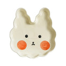 Axyaa Baby Rabbit Plate: Cute Cartoon Animal Children's Plate for Home