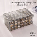 Axyaa Jewelry Box Organizer with Grids for Earring, Ring, Necklace, Bracelets