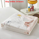 Axyaa Cotton Summer Cool Quilt | Single Size | Machine Washable | All-Season Universal