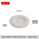 Axyaa Irregular Plate & Soup Bowl Set - Western Advanced Special Dishes