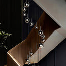 Axyaa Nordic Stair Chandelier Living Room Dining Pendant Ceiling Light Home Indoor Lighting