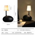 Axyaa Zen Art Solid Wood Table Lamp LED G9 Decor Desk Light Bedroom Living Room