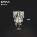 Axyaa Crystal LED Wall Light & Ceiling Chandelier: Modern Luxury for Home Decor