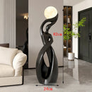Axyaa LED Floor Lamp, Remote Control Dimming, Modern Minimalist Design for Living Room, Bedroom