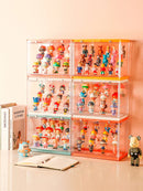 Axyaa Acrylic Showcase for Action Figures and Dolls - Dust-proof Display Case
