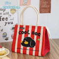 Axyaa Kawaii Thermal Lunch Bag for Women Girl Kids - Bento Pouch Food Storage