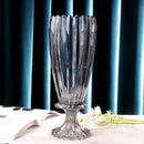 Axyaa Elegant Glass Vase with Lily Flower Arrangement for Modern Luxury Living Room